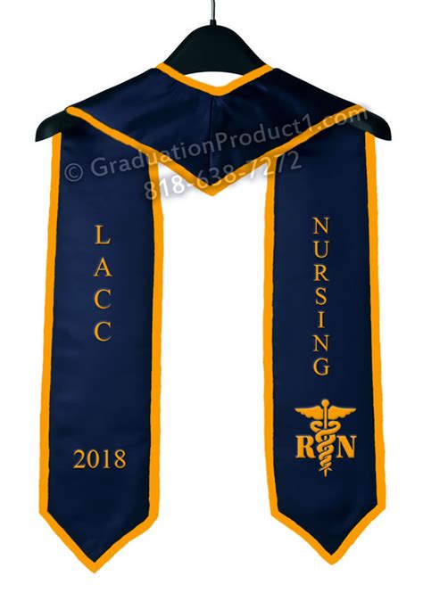 graduation stole nursing|nursing honors stole.